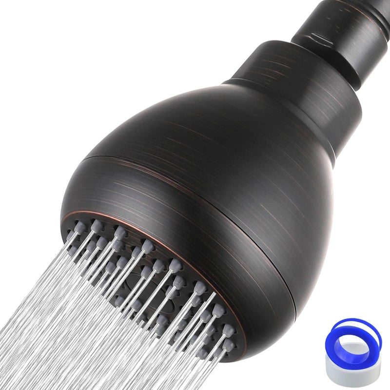 Nuodan High Pressure Shower Head - Powerful Bathroom Pressure Boosting Showerhead - Perfect Universal Replacement for Rain Shower Heads(Oil Rubbed Bronze) - Image 1